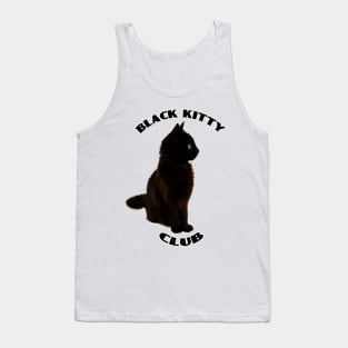 Black Kitty Club Tank Top